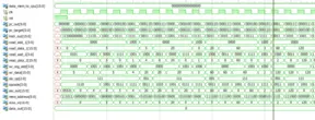 16-bit processor simulation waveforms